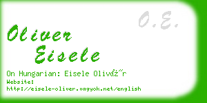 oliver eisele business card